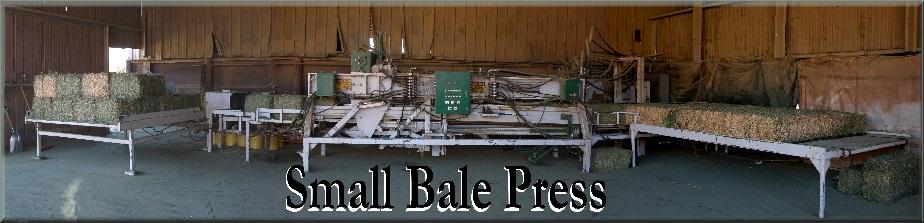 Small Bale Press at Menezes Bros